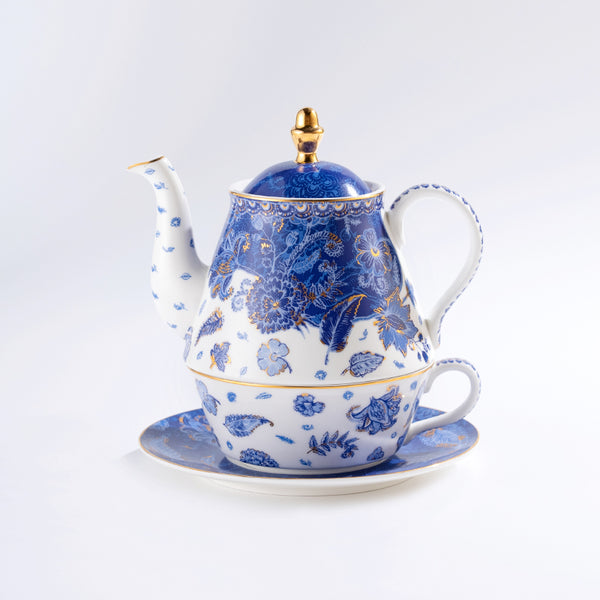 Teatalk Navy Blue Garden Teaset