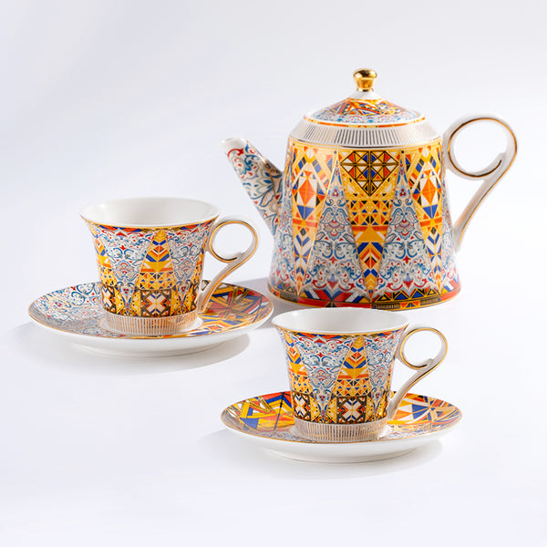 Teatalk Mediterranean Porcelain Tea Set