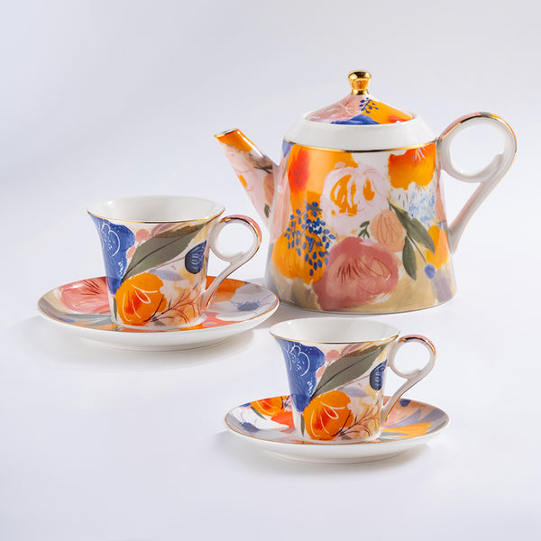 Teatalk European Bone China Teapot Set