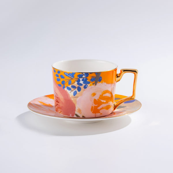 Teatalk European Bone China Tea Cup saucer Set